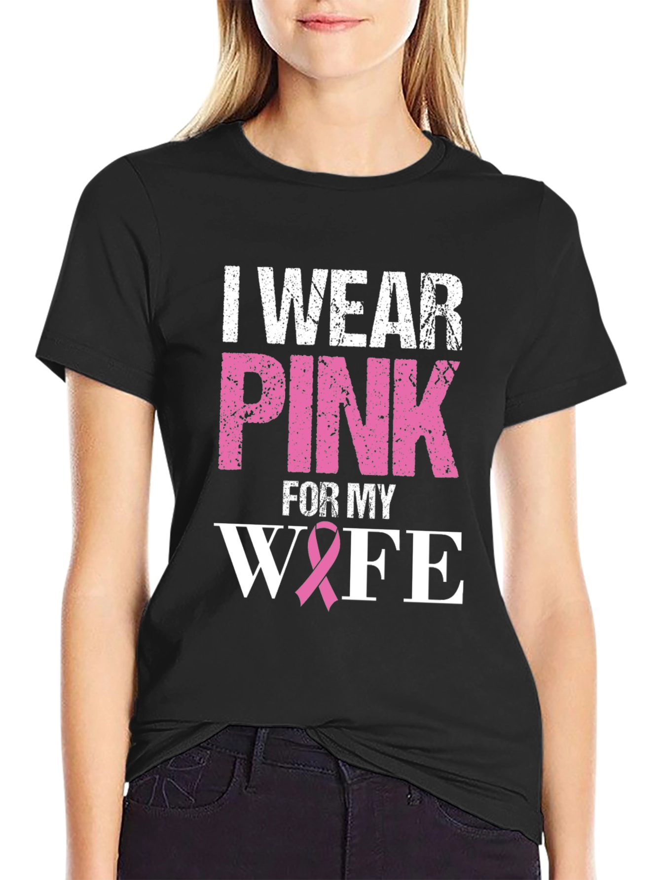 I Wear Pink For My Wife T-Shirt