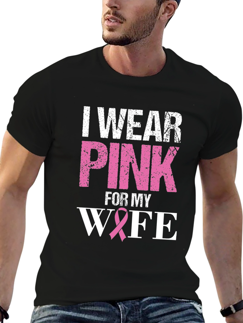 I Wear Pink For My Wife T-Shirt