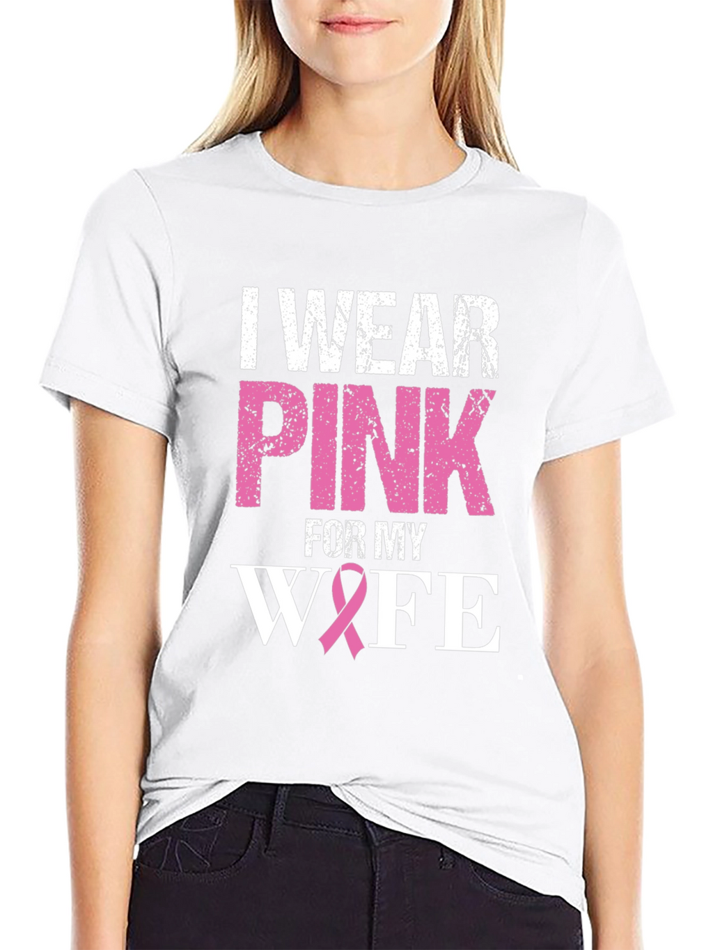 I Wear Pink For My Wife T-Shirt