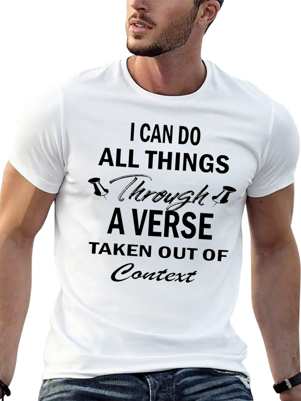 Humorous Verse Out of Context Black T-Shirt