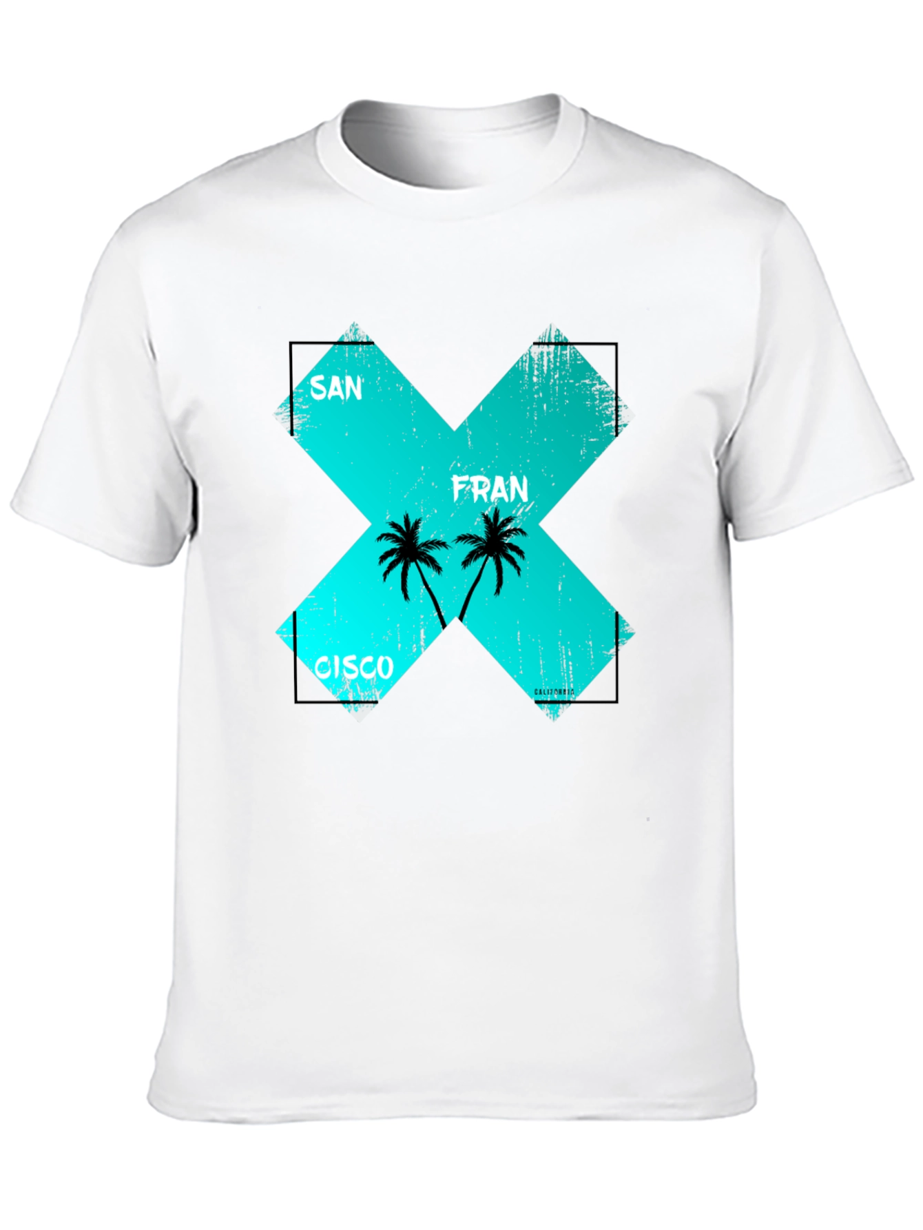 San Francisco Graphic Tee - Mens Black T-Shirt