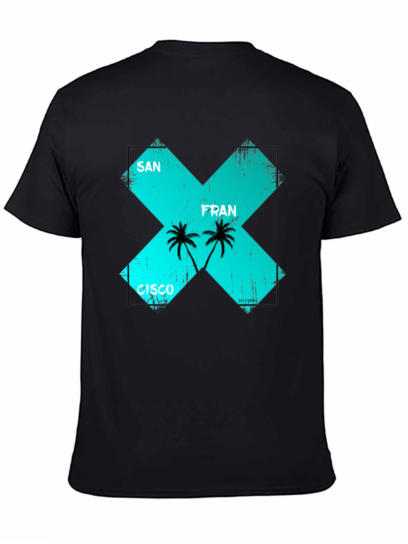 San Francisco Graphic Tee - Mens Black T-Shirt
