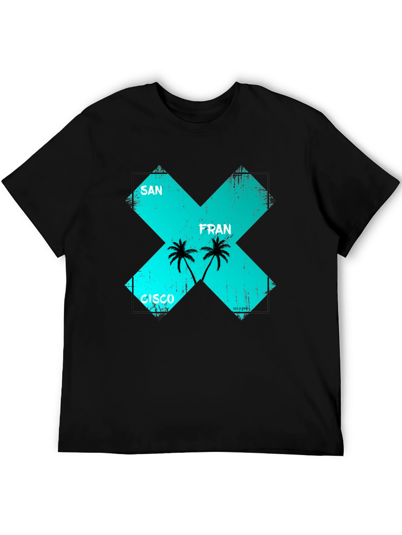 San Francisco Graphic Tee - Mens Black T-Shirt