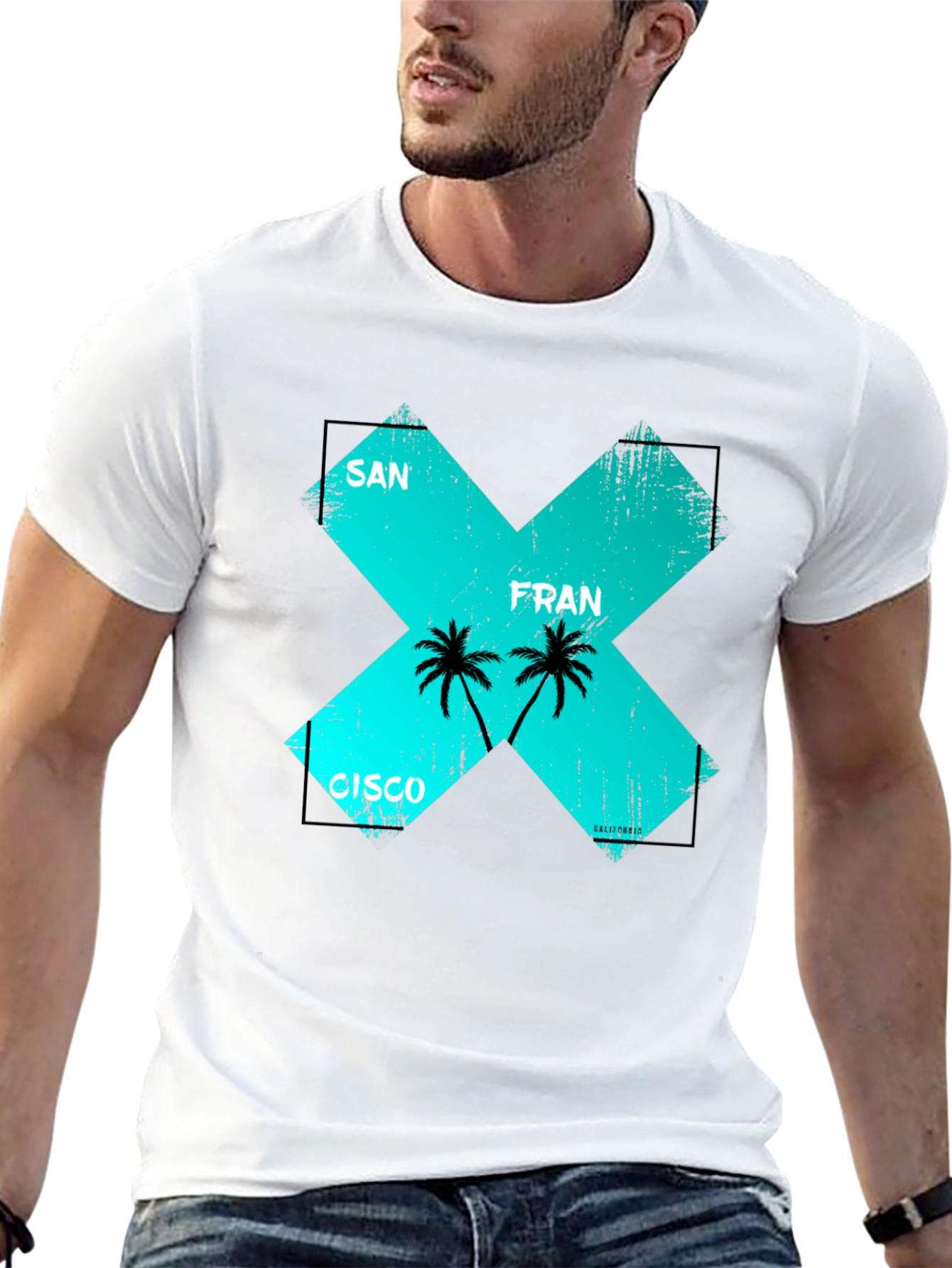 San Francisco Graphic Tee - Mens Black T-Shirt