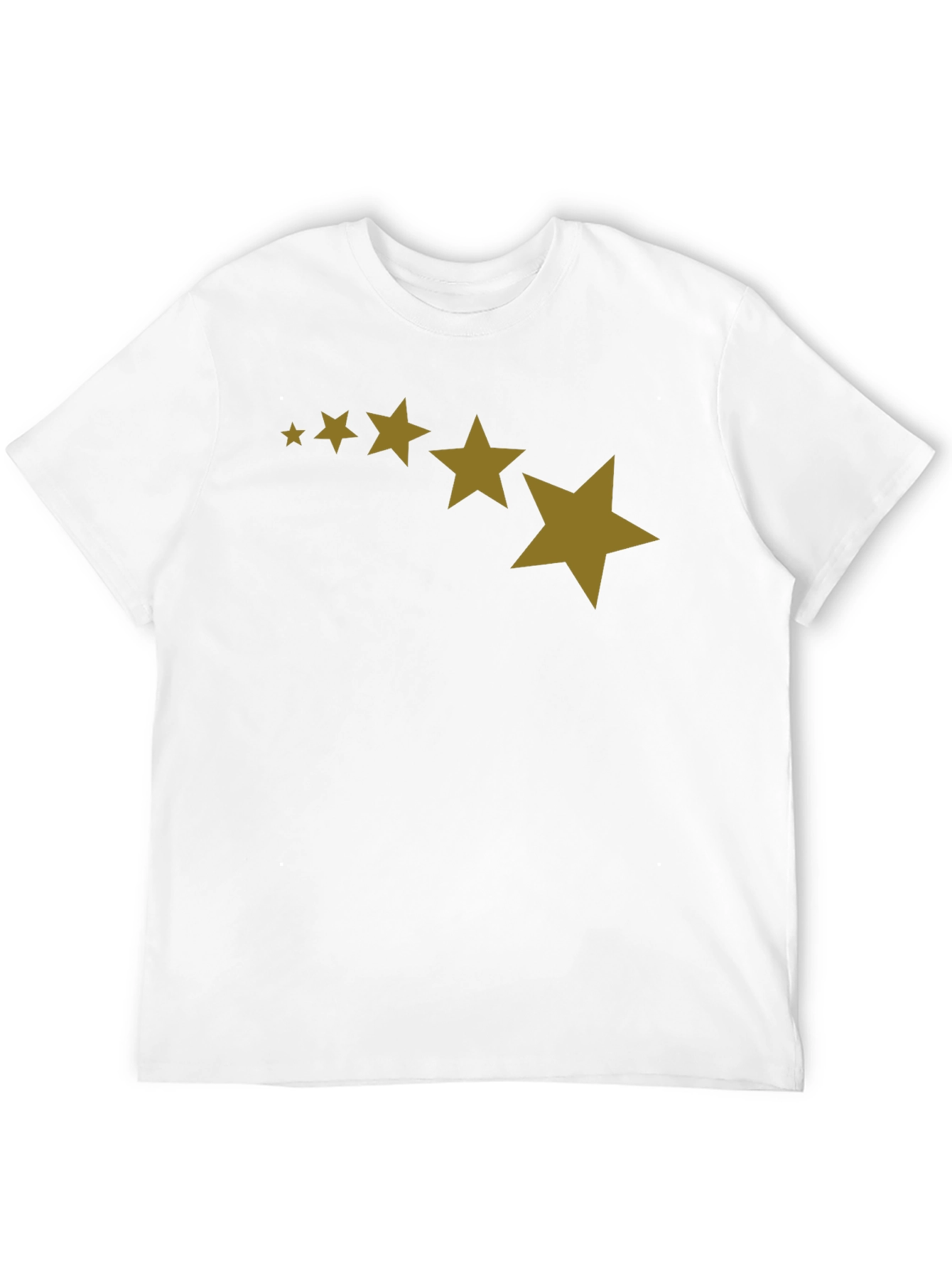 Stars Patterned Black T-Shirt