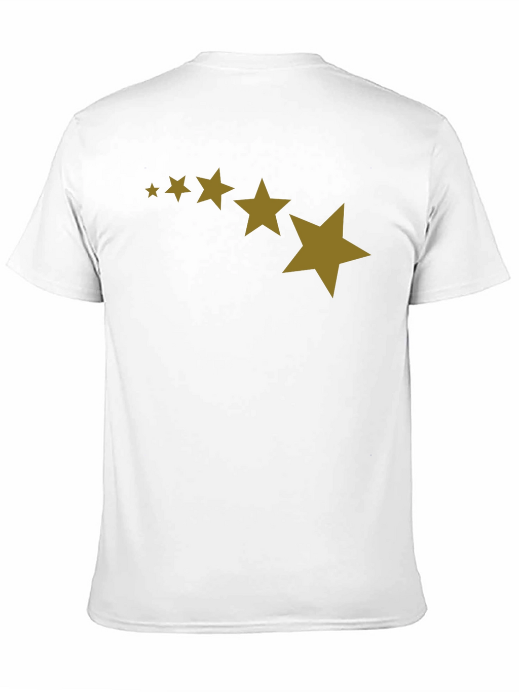 Stars Patterned Black T-Shirt