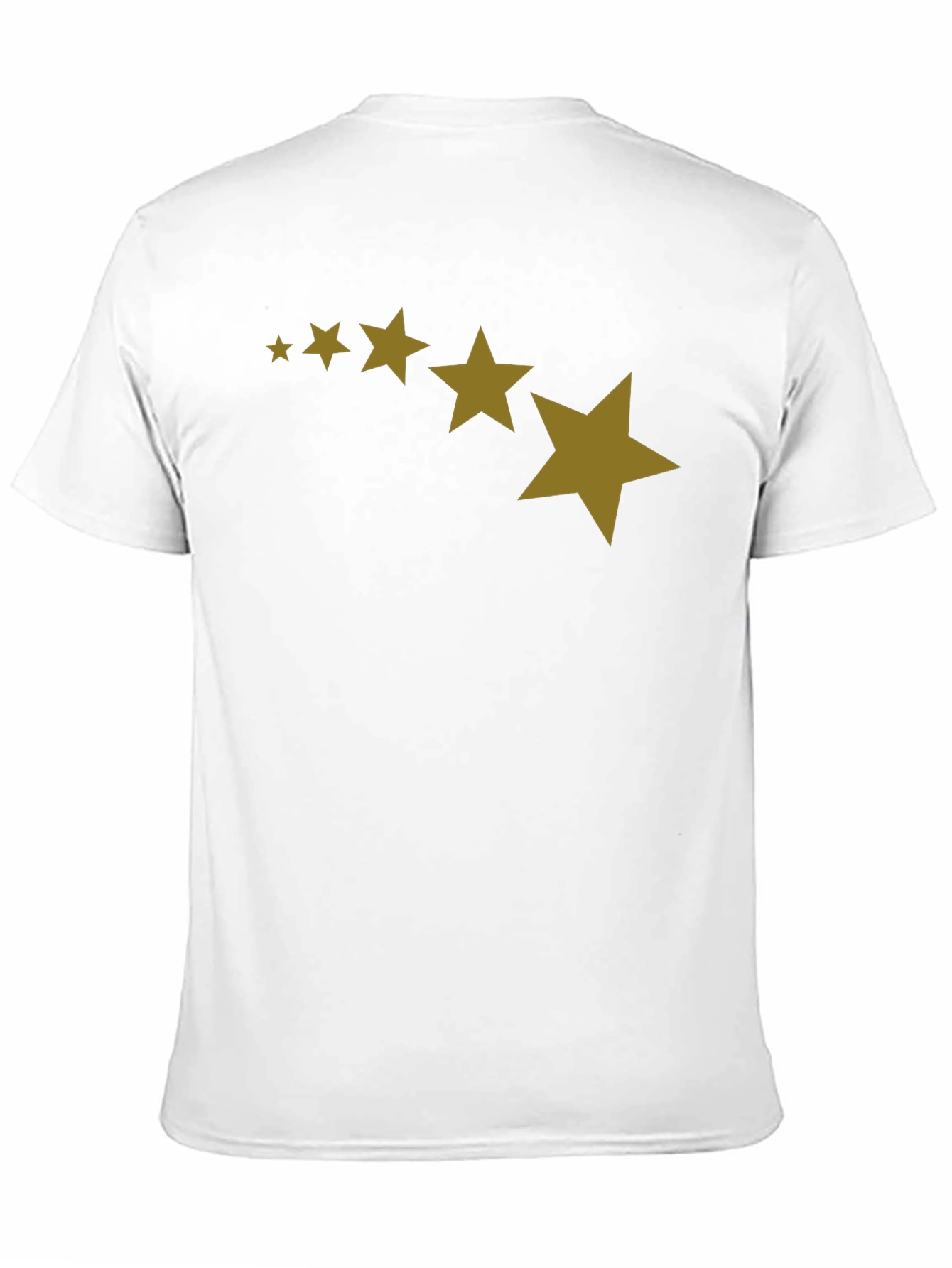 Stars Patterned Black T-Shirt