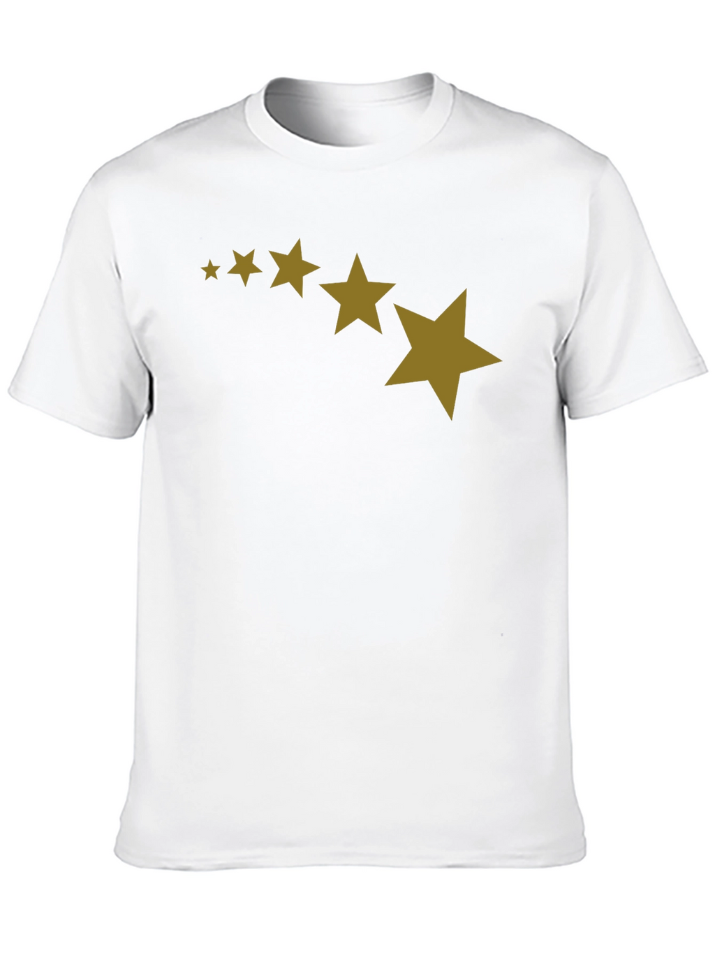 Stars Patterned Black T-Shirt