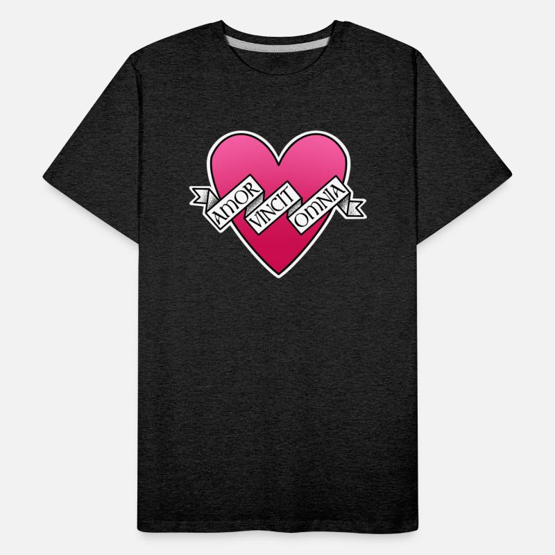 Amor Vincit Omnia Pink Heart