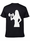 Workout Womans Black T-Shirt