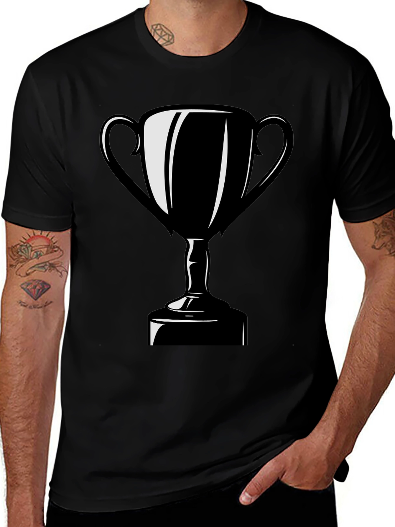 Trophy Graphic T-Shirt - Classic Design
