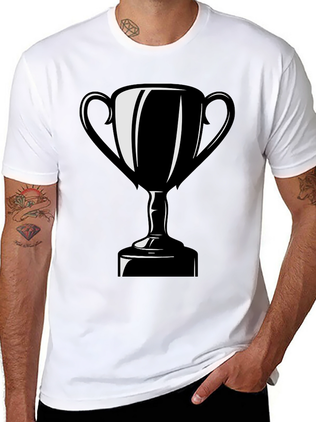 Trophy Graphic T-Shirt - Classic Design