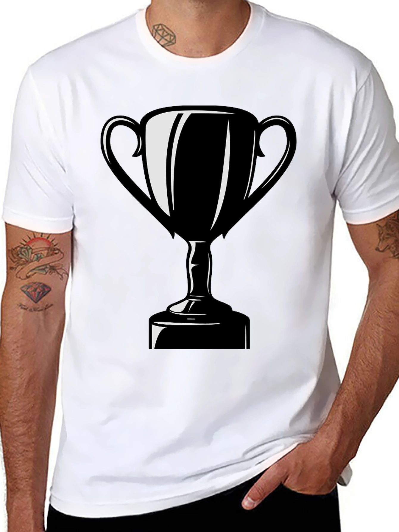 Trophy Graphic T-Shirt - Classic Design