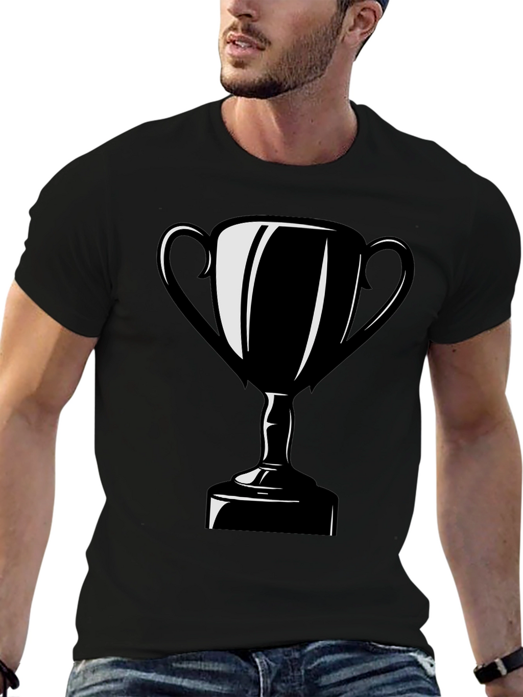 Trophy Graphic T-Shirt - Classic Design