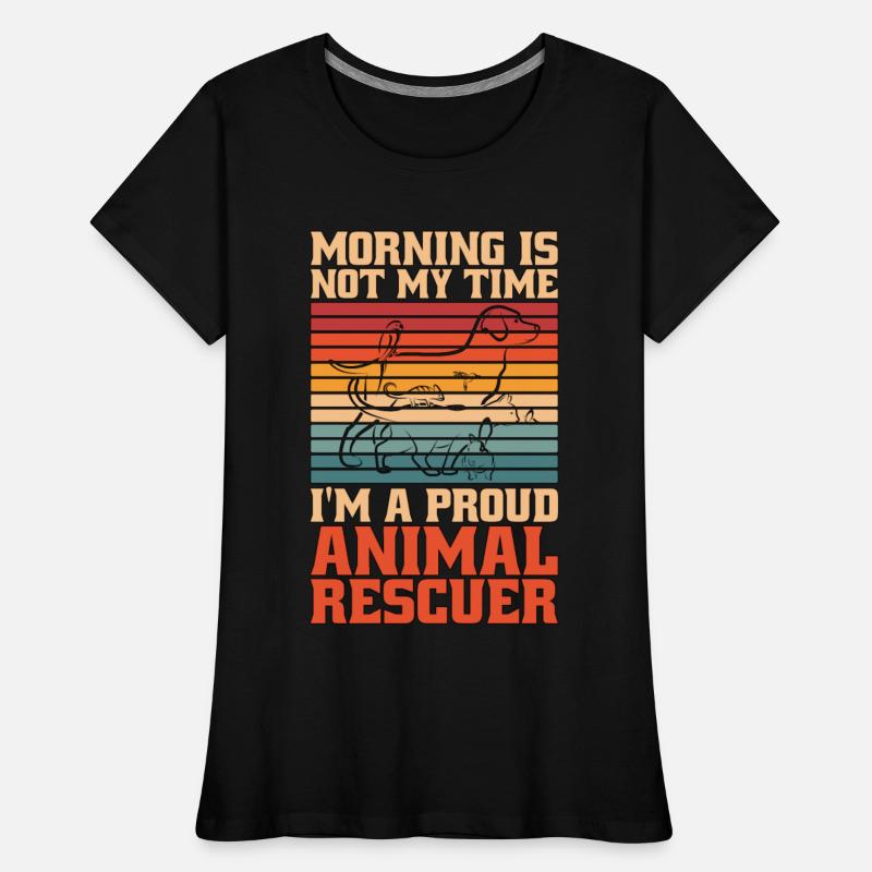 Animal Rescuer Morning Is Not My Time Animal Lover