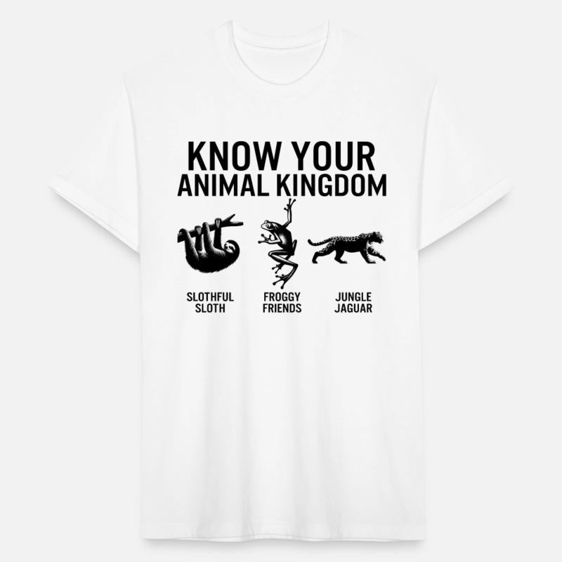Animal Shirt, Know Your Animal Kingdom Sloth Frog