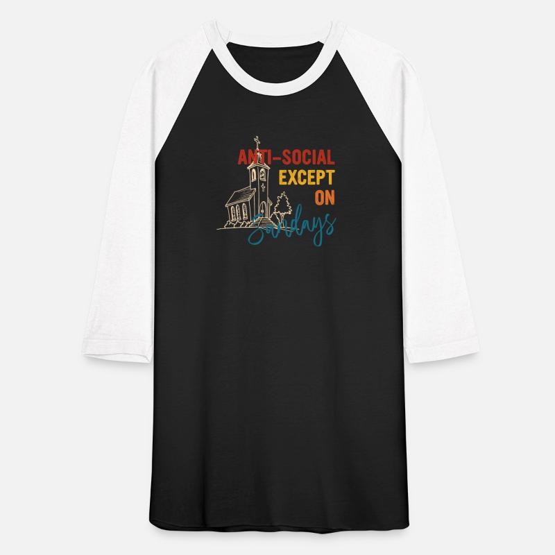 Anti-Social Except On Sundays Vintage Quote