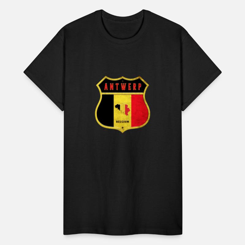 Antwerp Belgium coat of arms flags design