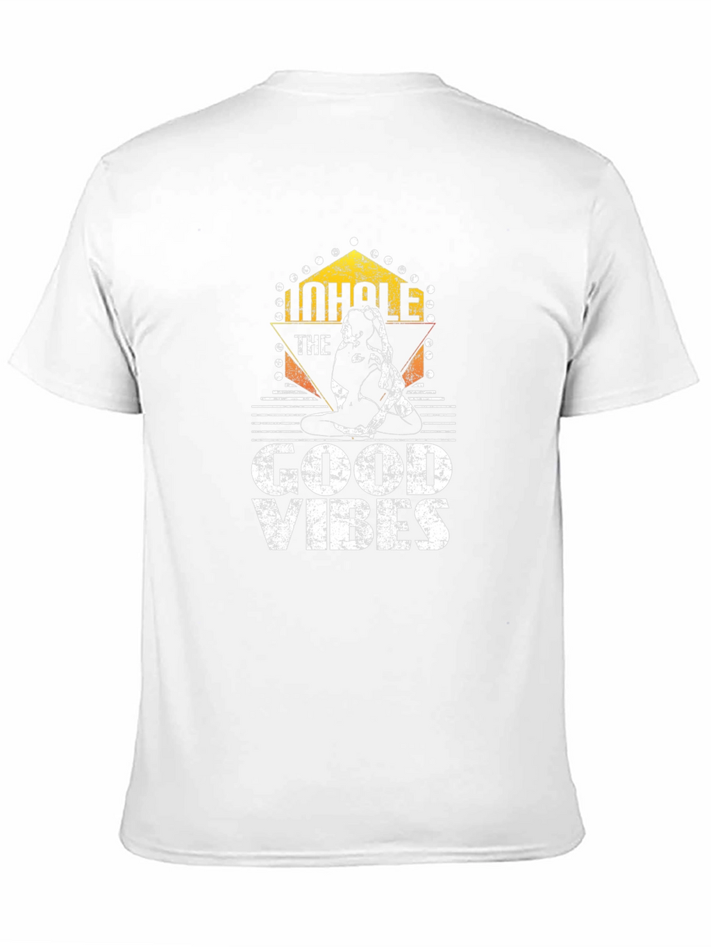 Inhale the Good Vibes Yoga Black T-Shirt