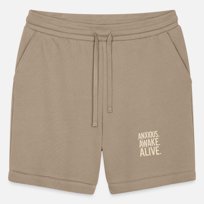 Anxious Awake Alive Distressed Text Tee