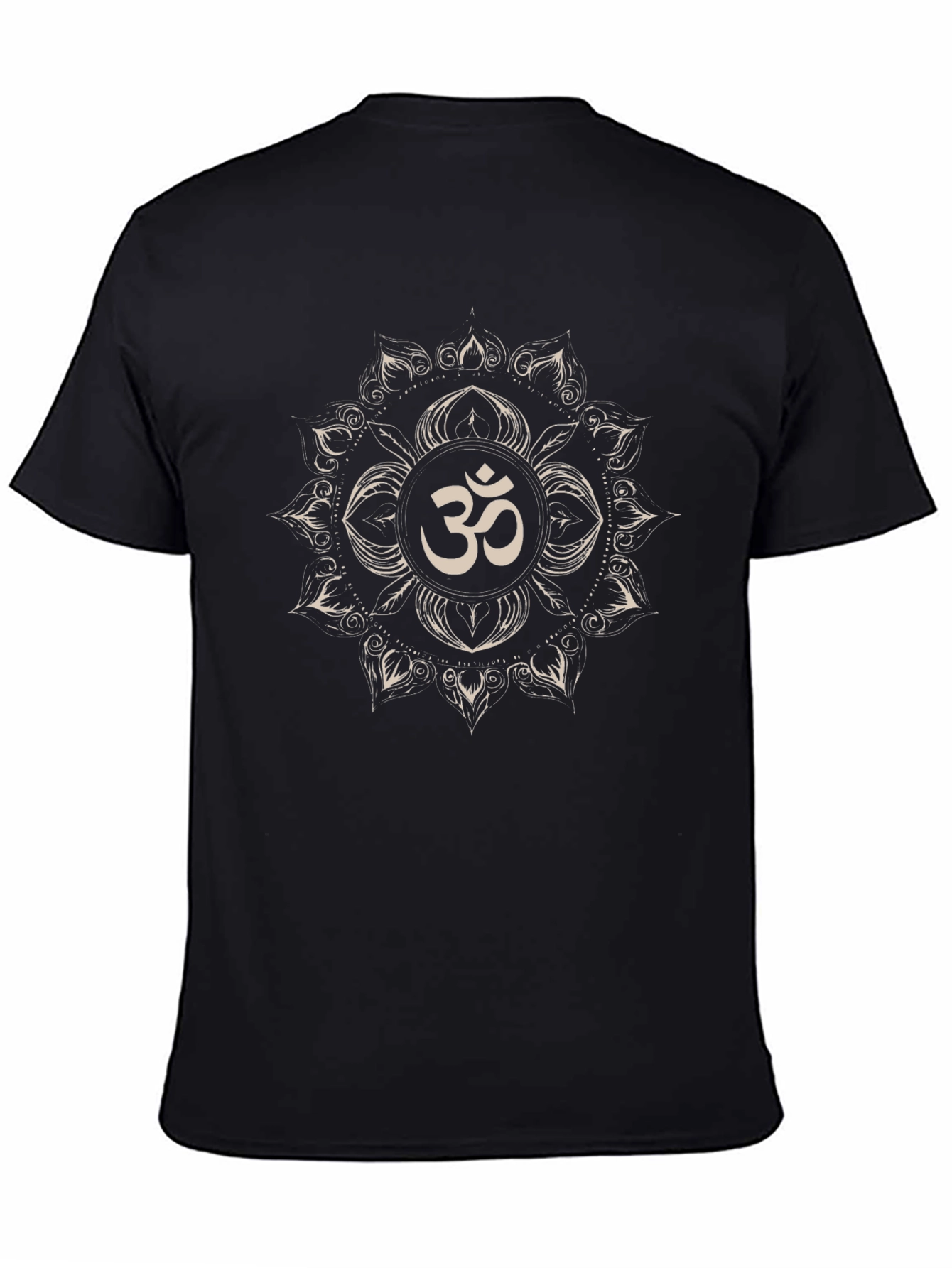 Om Mandala Black T-Shirt