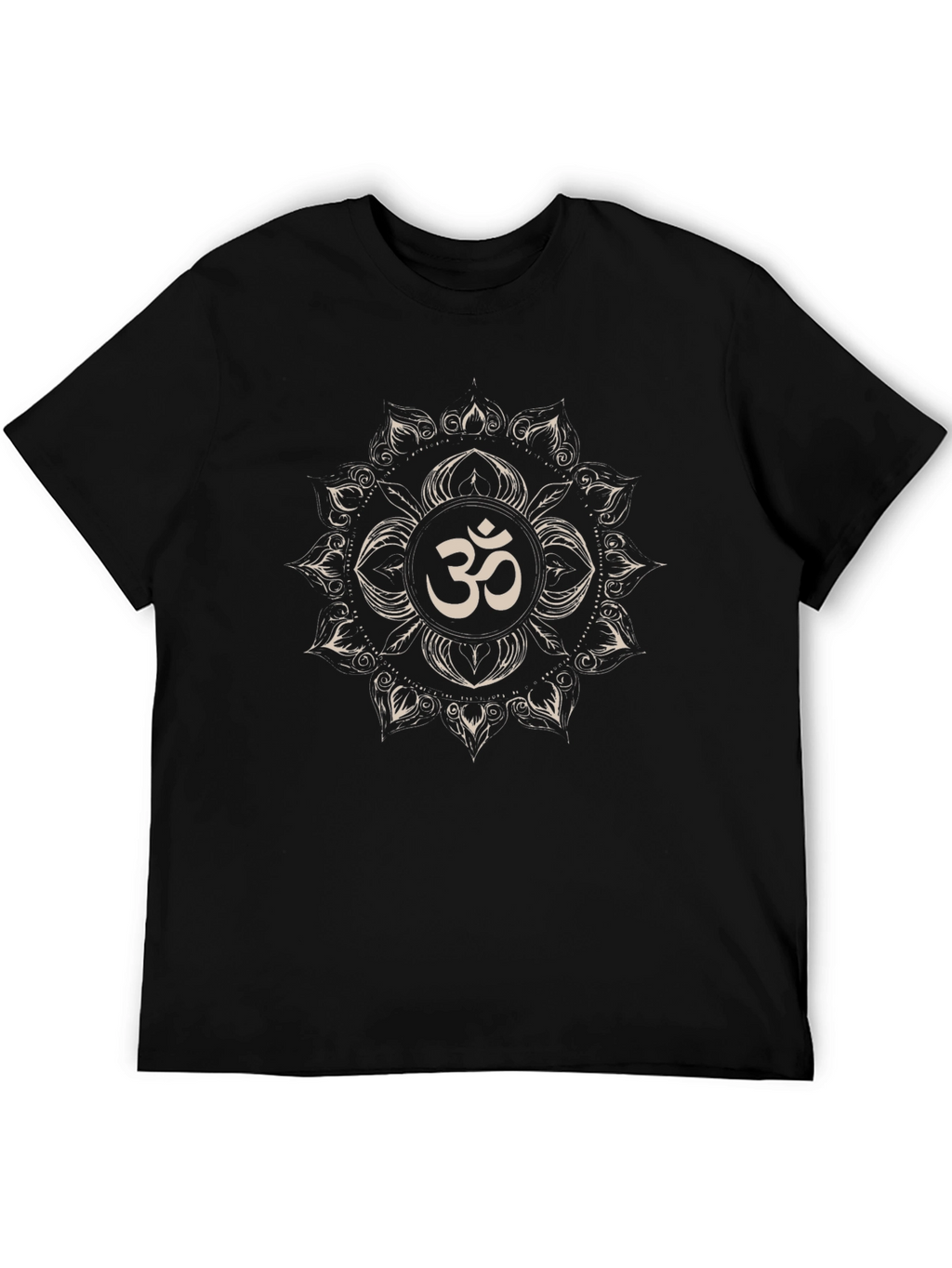 Om Mandala Black T-Shirt