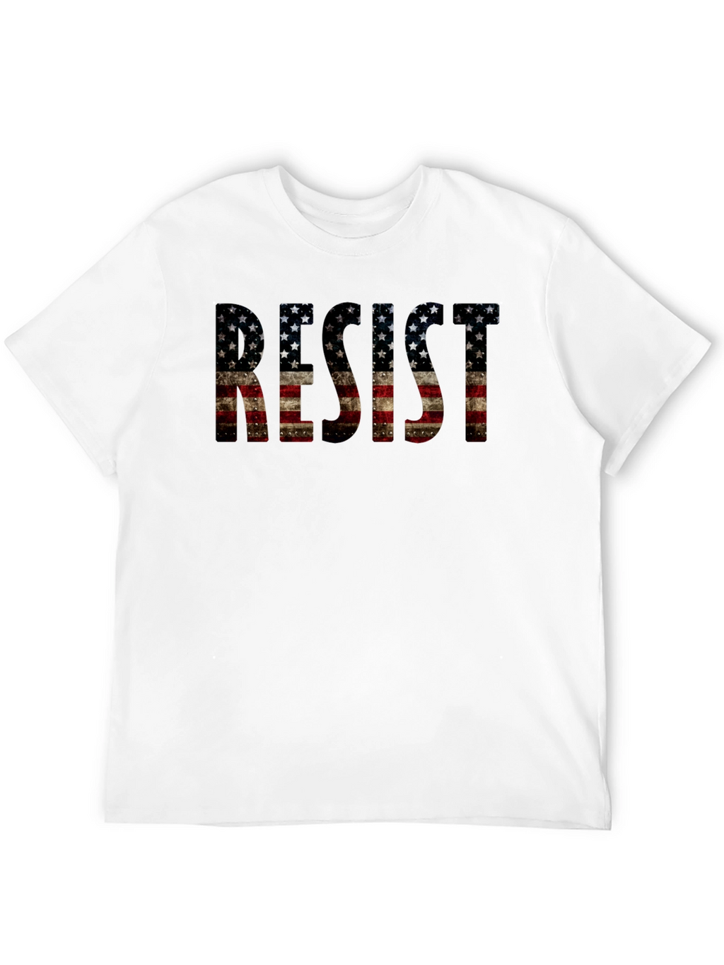 Resist American Flag Graphic T-Shirt