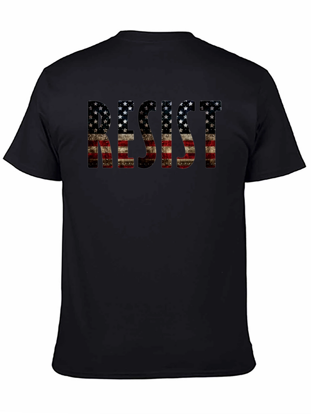 Resist American Flag Graphic T-Shirt