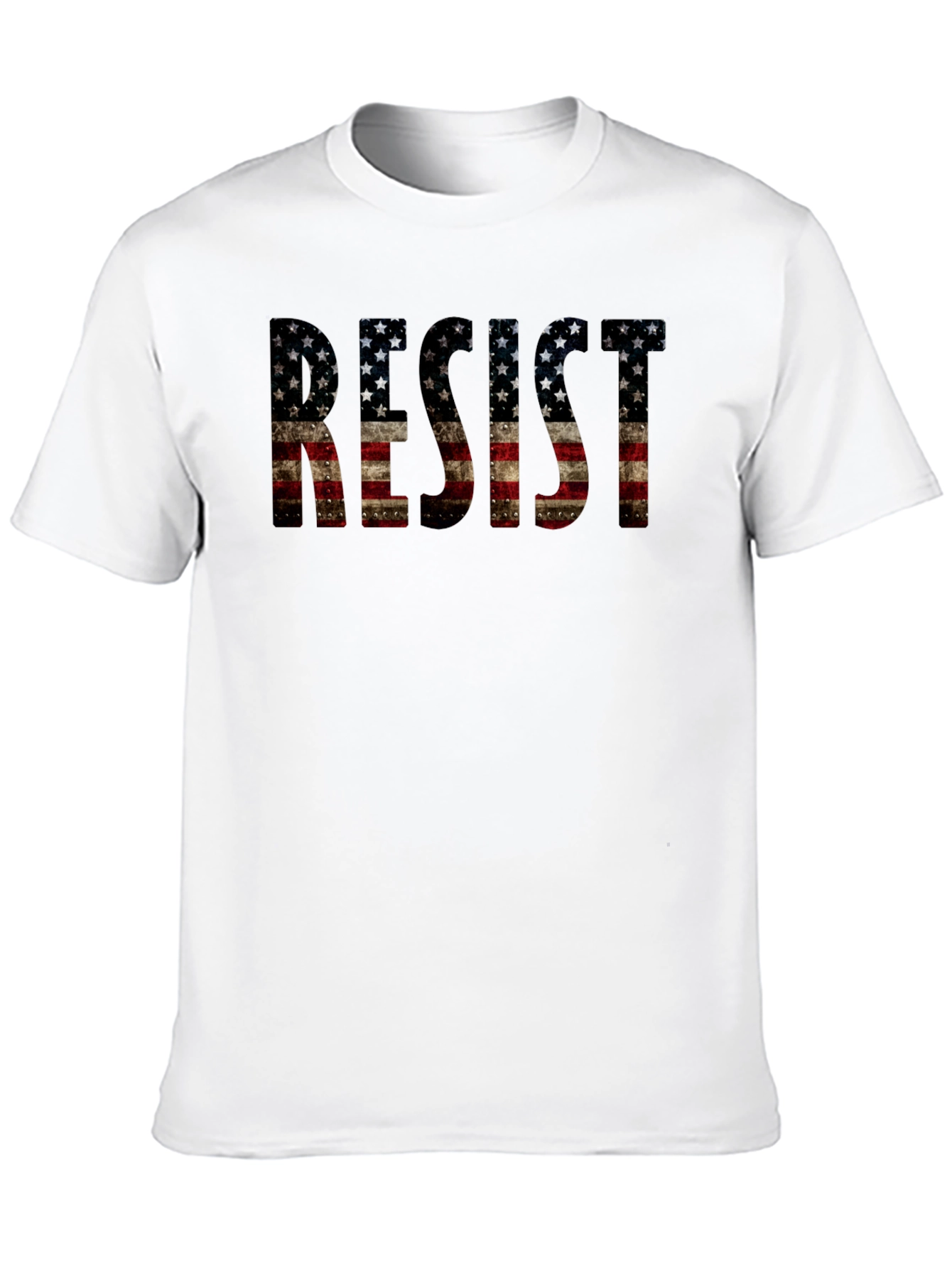 Resist American Flag Graphic T-Shirt