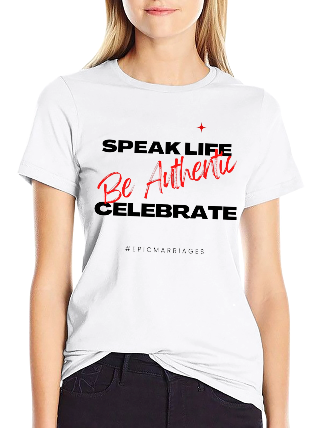 Authentic Life T-Shirt - Motivational Graphic Tee