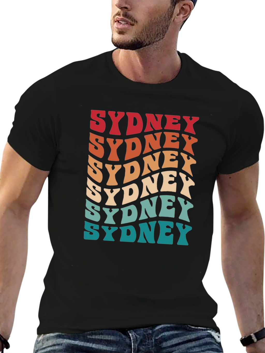 Retro Sydney Graphic T-Shirt