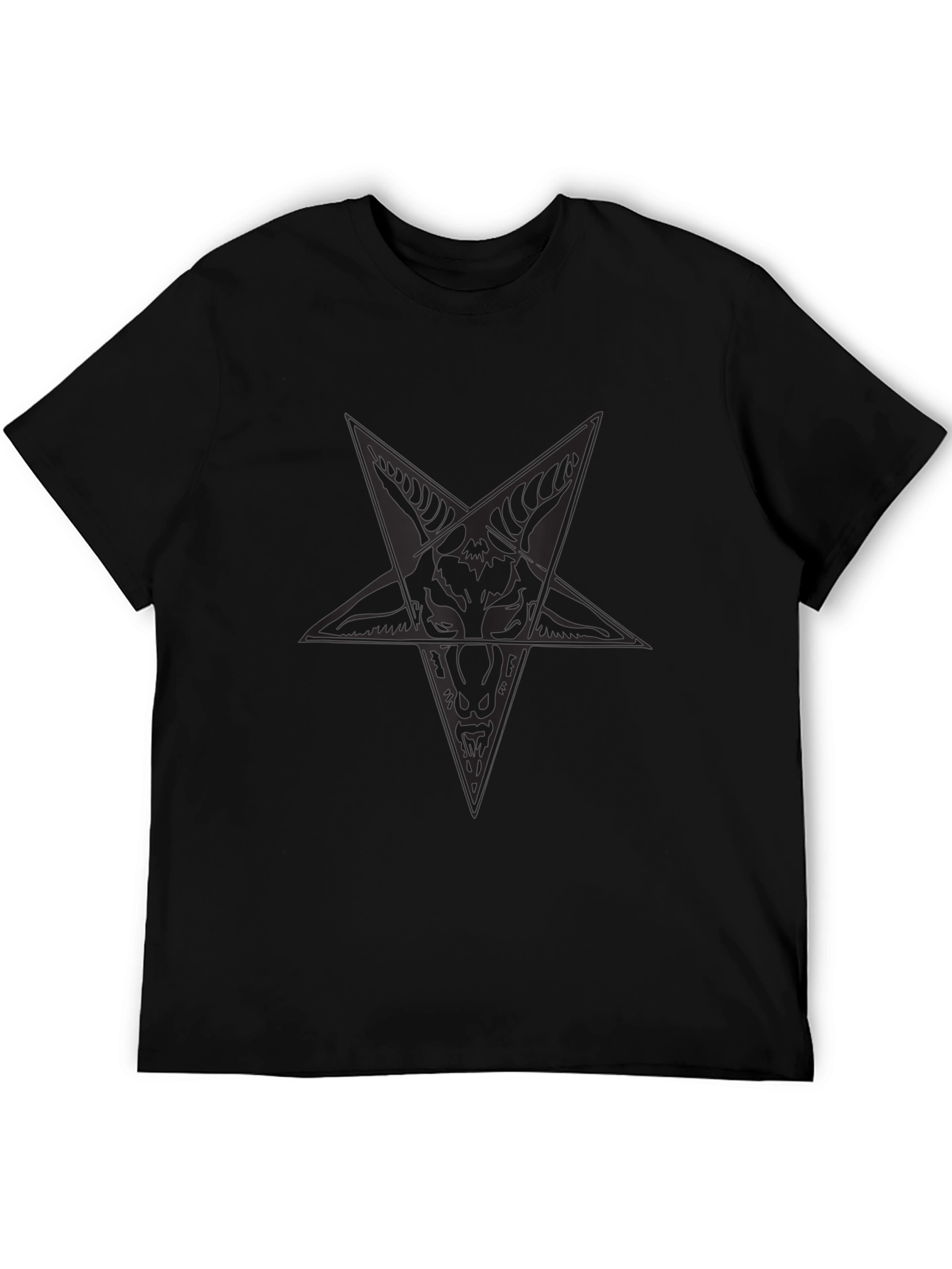 Baphomet Pentagram T-Shirt - Occult Satanic Tee