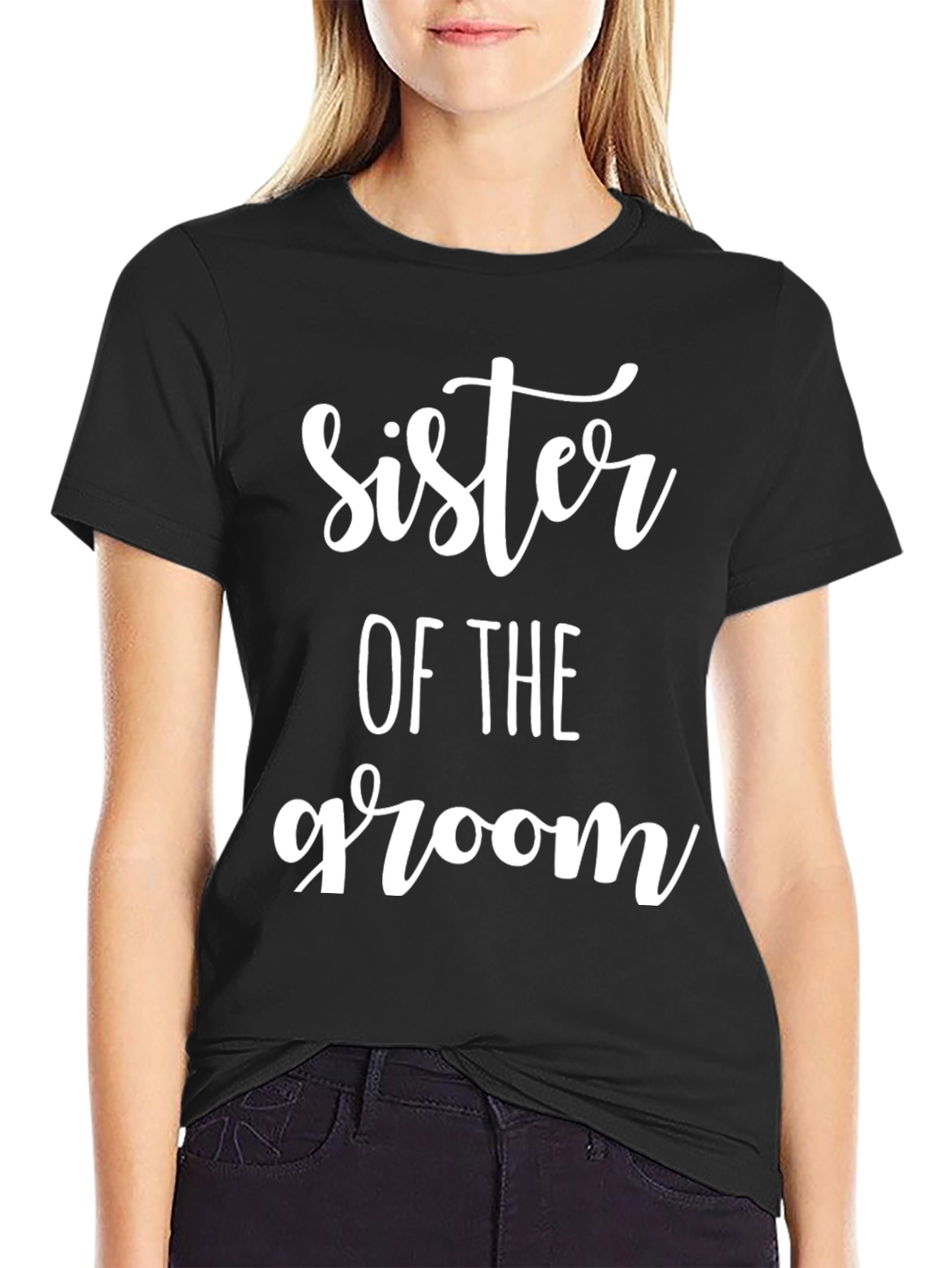 Sister of the Groom T-Shirt - Wedding Party Tee