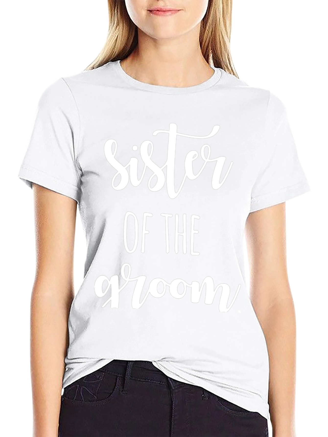 Sister of the Groom T-Shirt - Wedding Party Tee