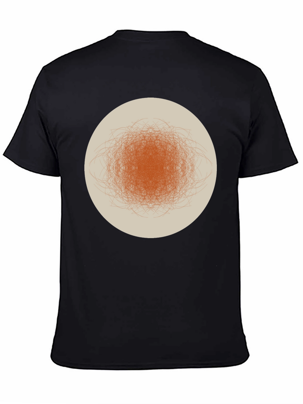 Abstract Circle Graphic Tee - Modern Casual