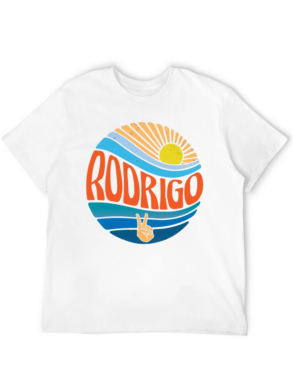 Retro Rodrigo T-Shirt - Surf & Sun Design