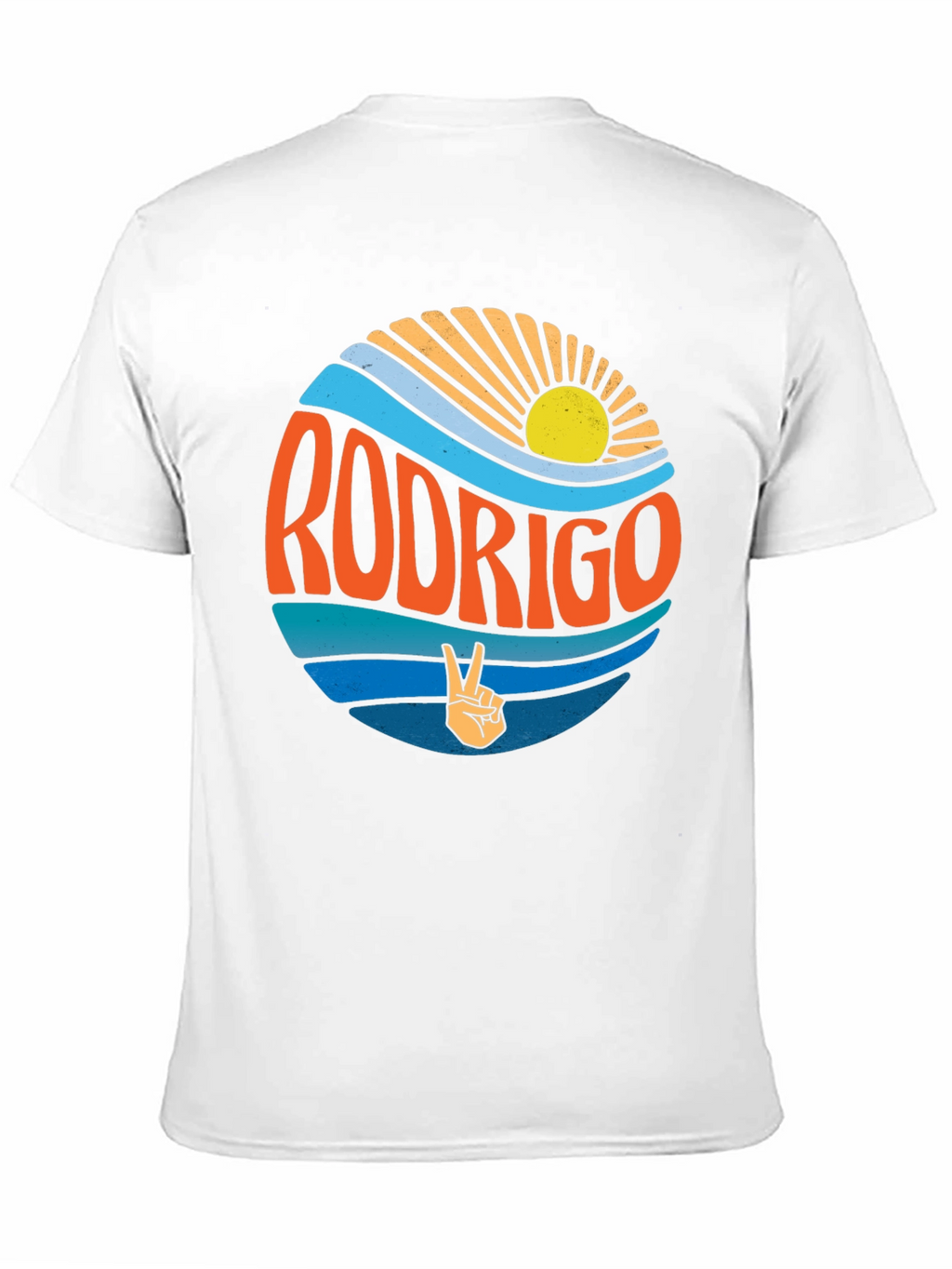Retro Rodrigo T-Shirt - Surf & Sun Design