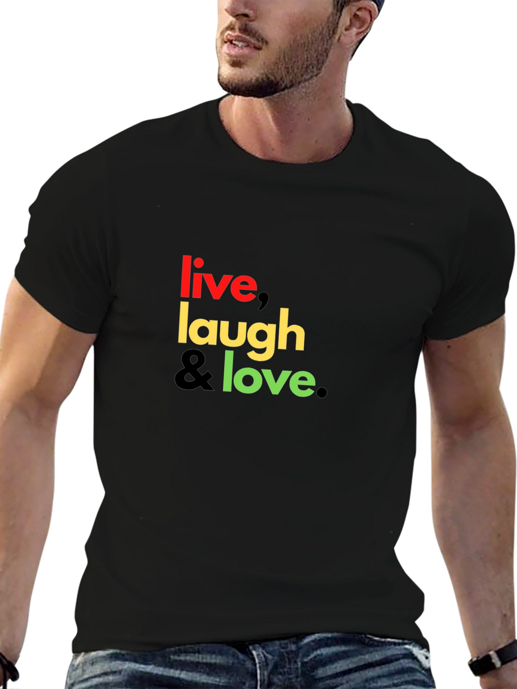 Live Laugh Love Graphic T-Shirt