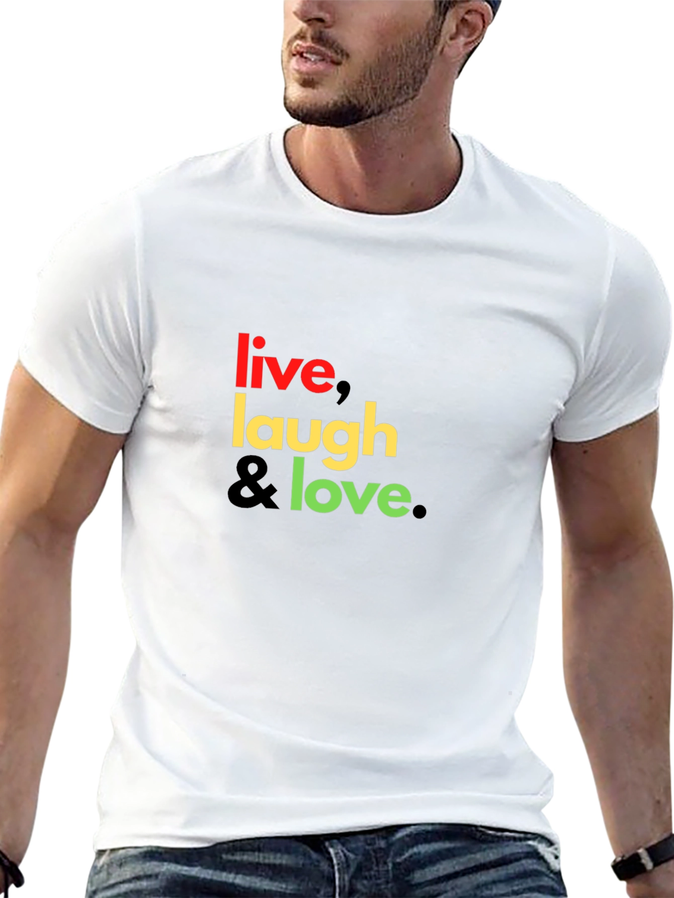 Live Laugh Love Graphic T-Shirt