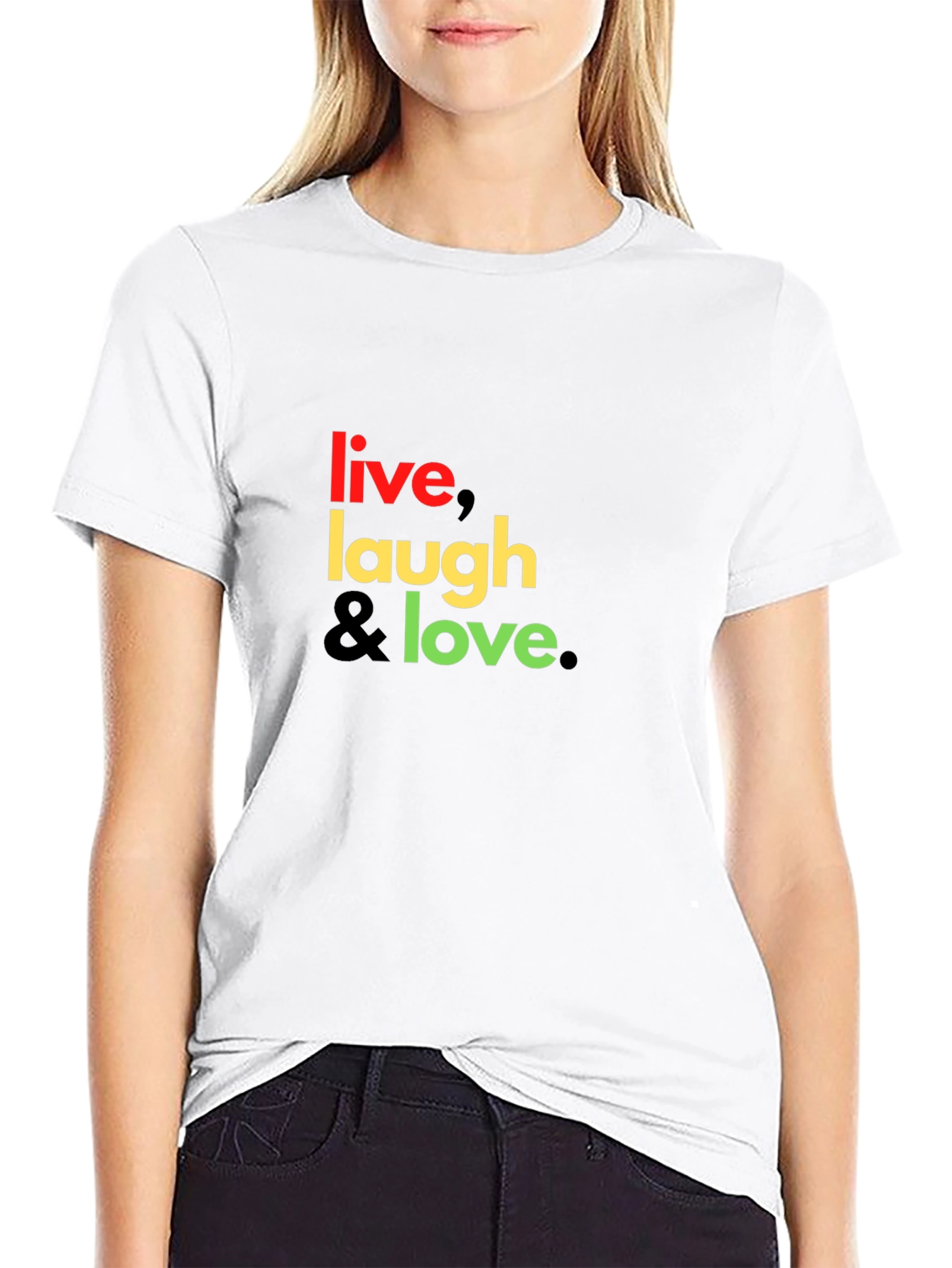 Live Laugh Love Graphic T-Shirt