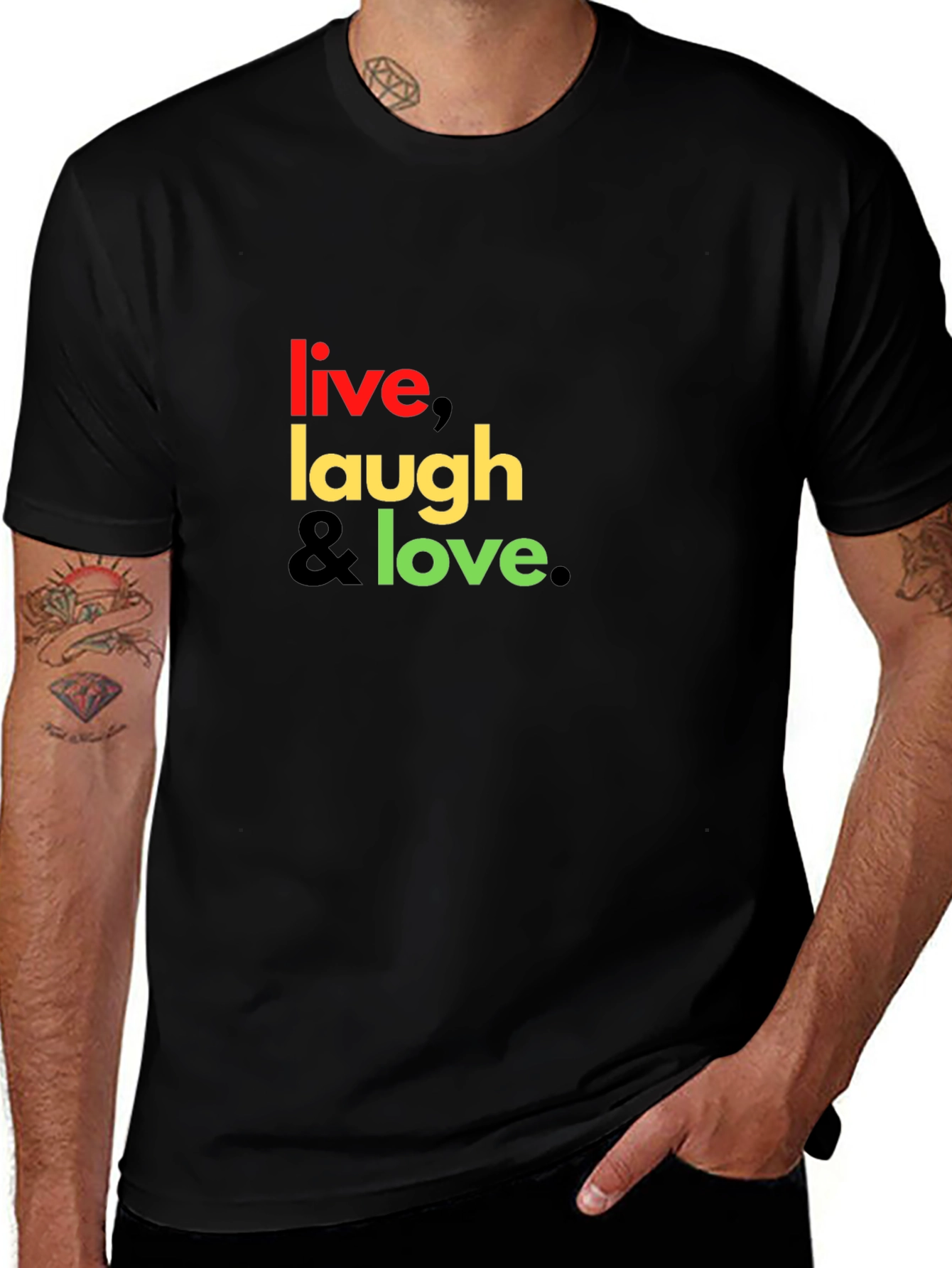 Live Laugh Love Graphic T-Shirt
