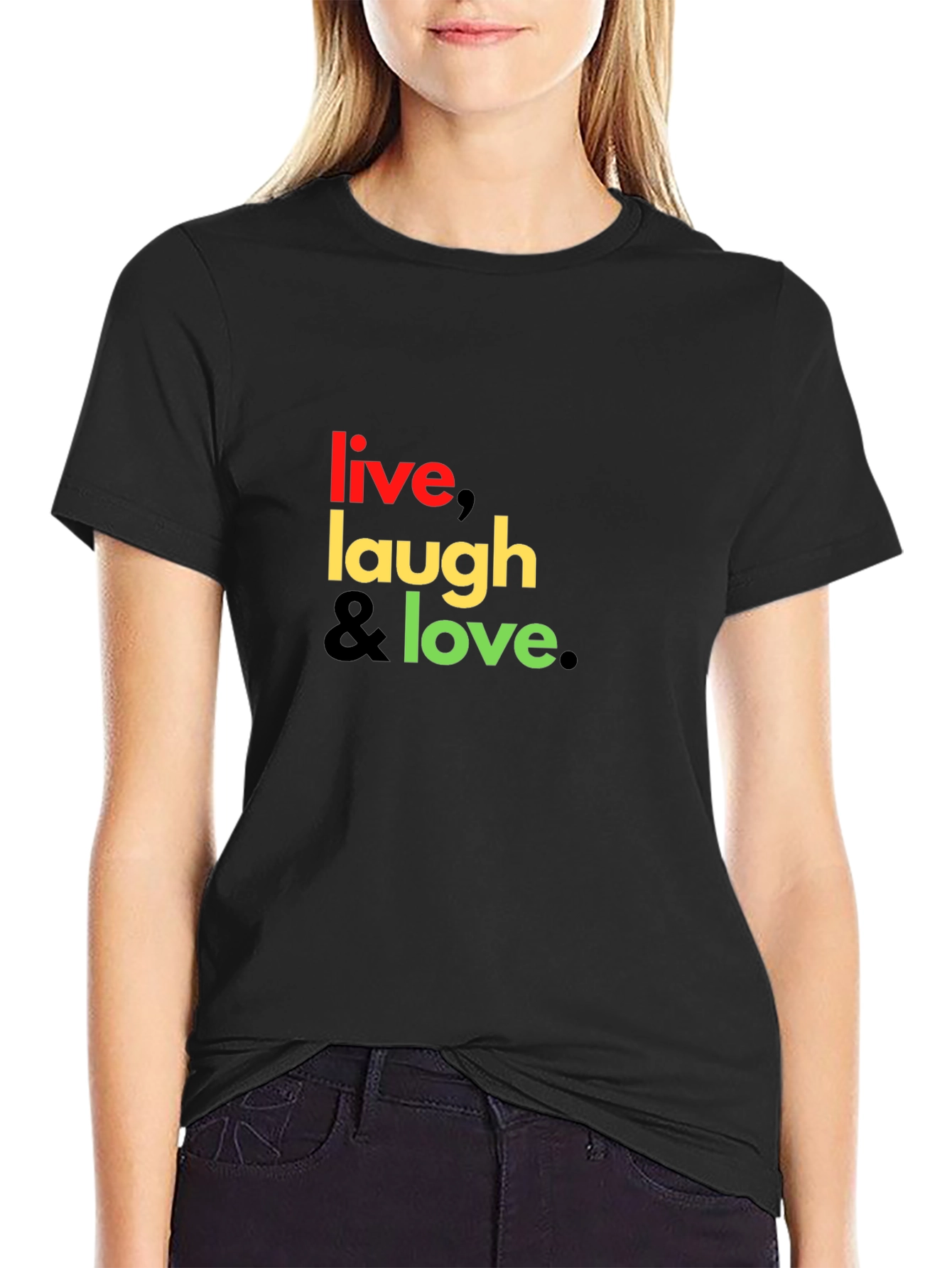 Live Laugh Love Graphic T-Shirt