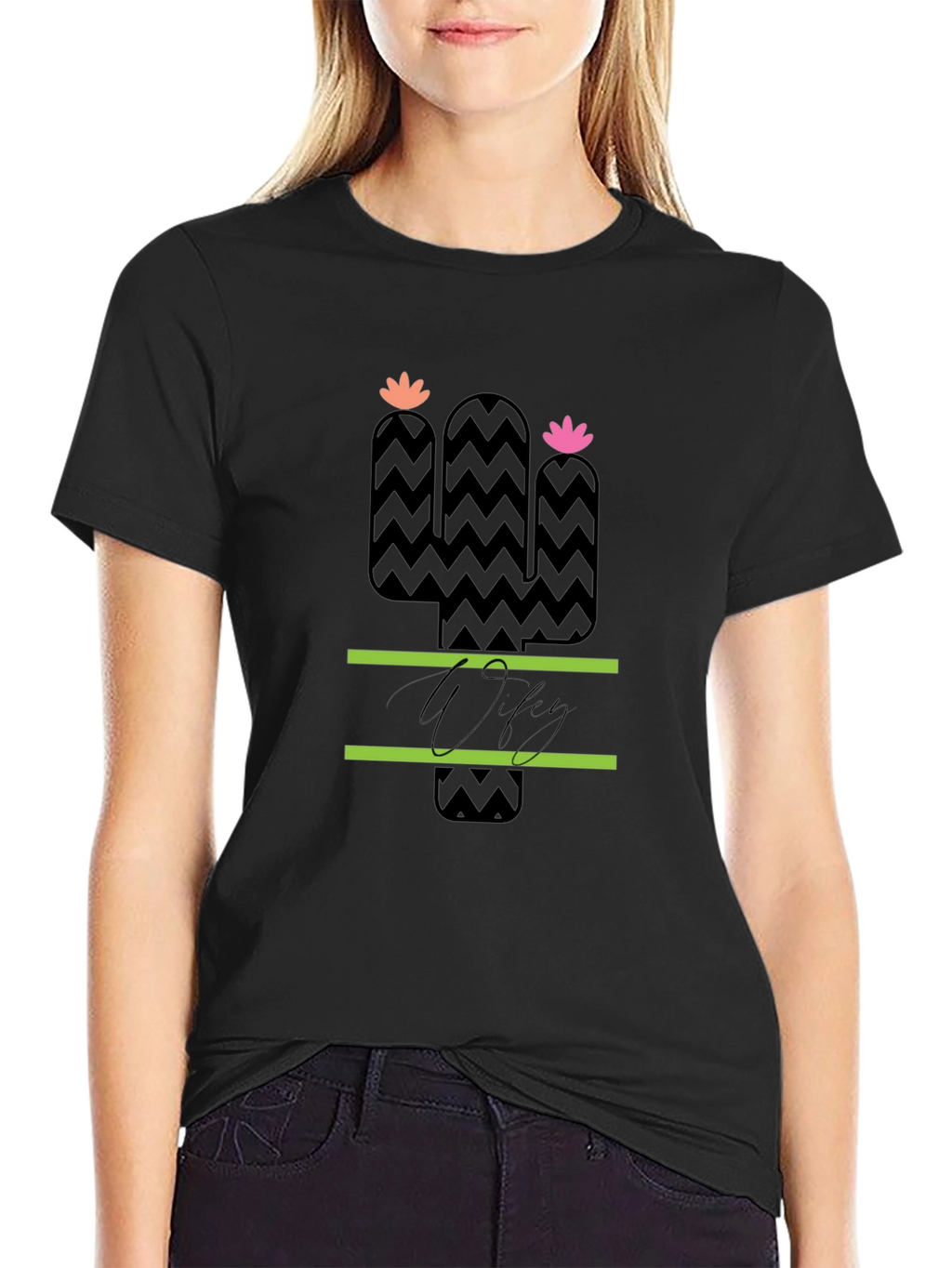 Cactus Graphic Tee - Stylish Unisex Cotton T-Shirt