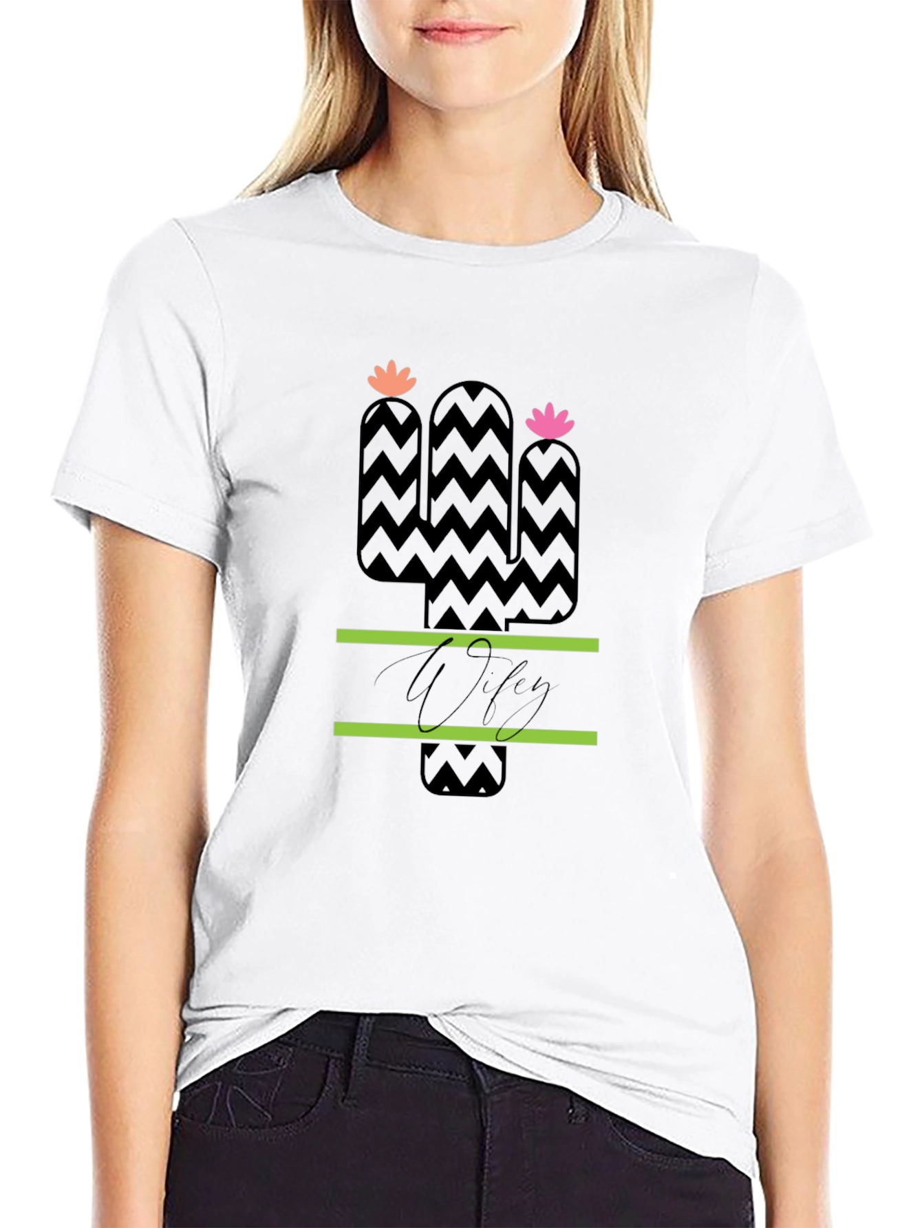 Cactus Graphic Tee - Stylish Unisex Cotton T-Shirt