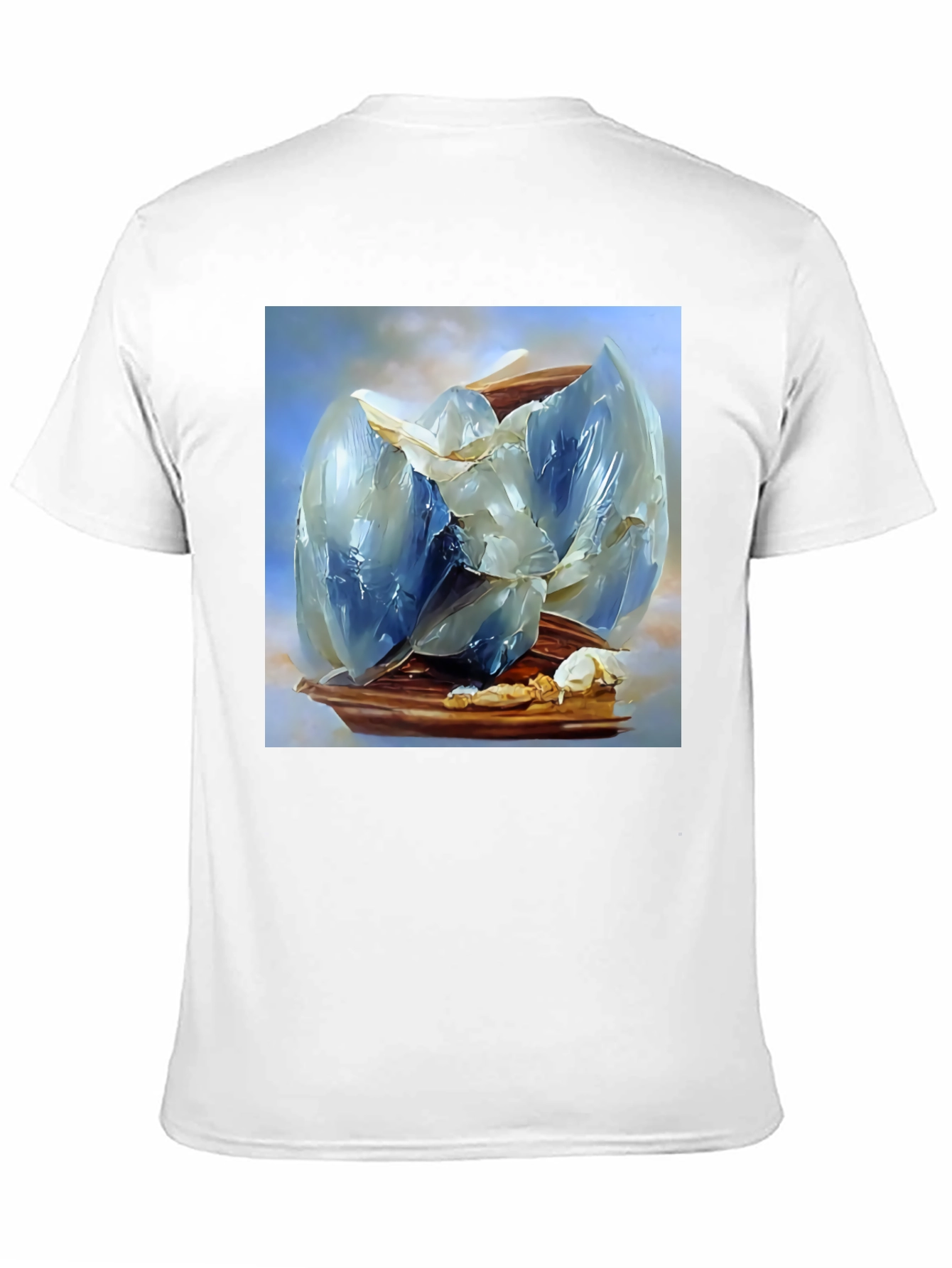 Abstract Crystal Graphic Tee - Modern Art T-Shirt