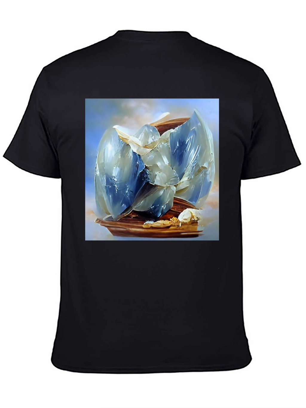 Abstract Crystal Graphic Tee - Modern Art T-Shirt