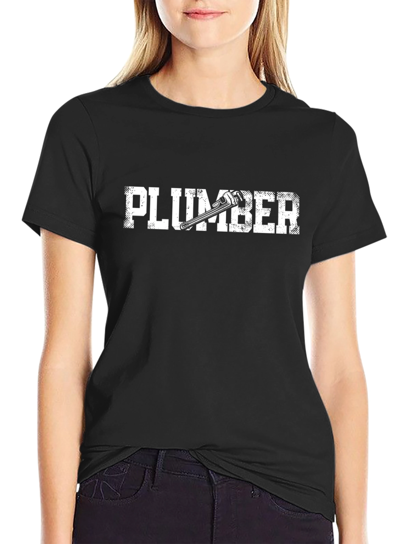 Plumber T-Shirt - Black Graphic Tee