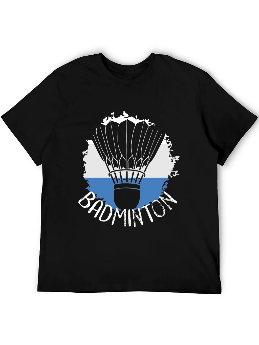 Badminton Shuttlecock Graphic Tee - Sporty Casual Style