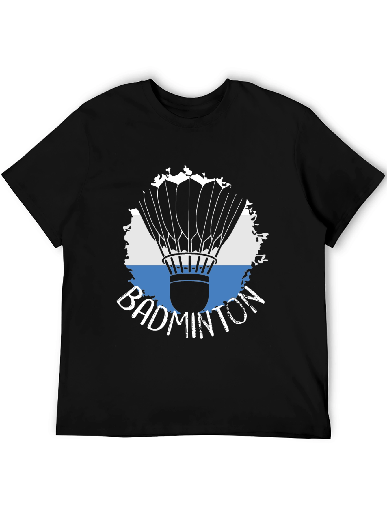 Badminton Shuttlecock Graphic Tee - Sporty Casual Style