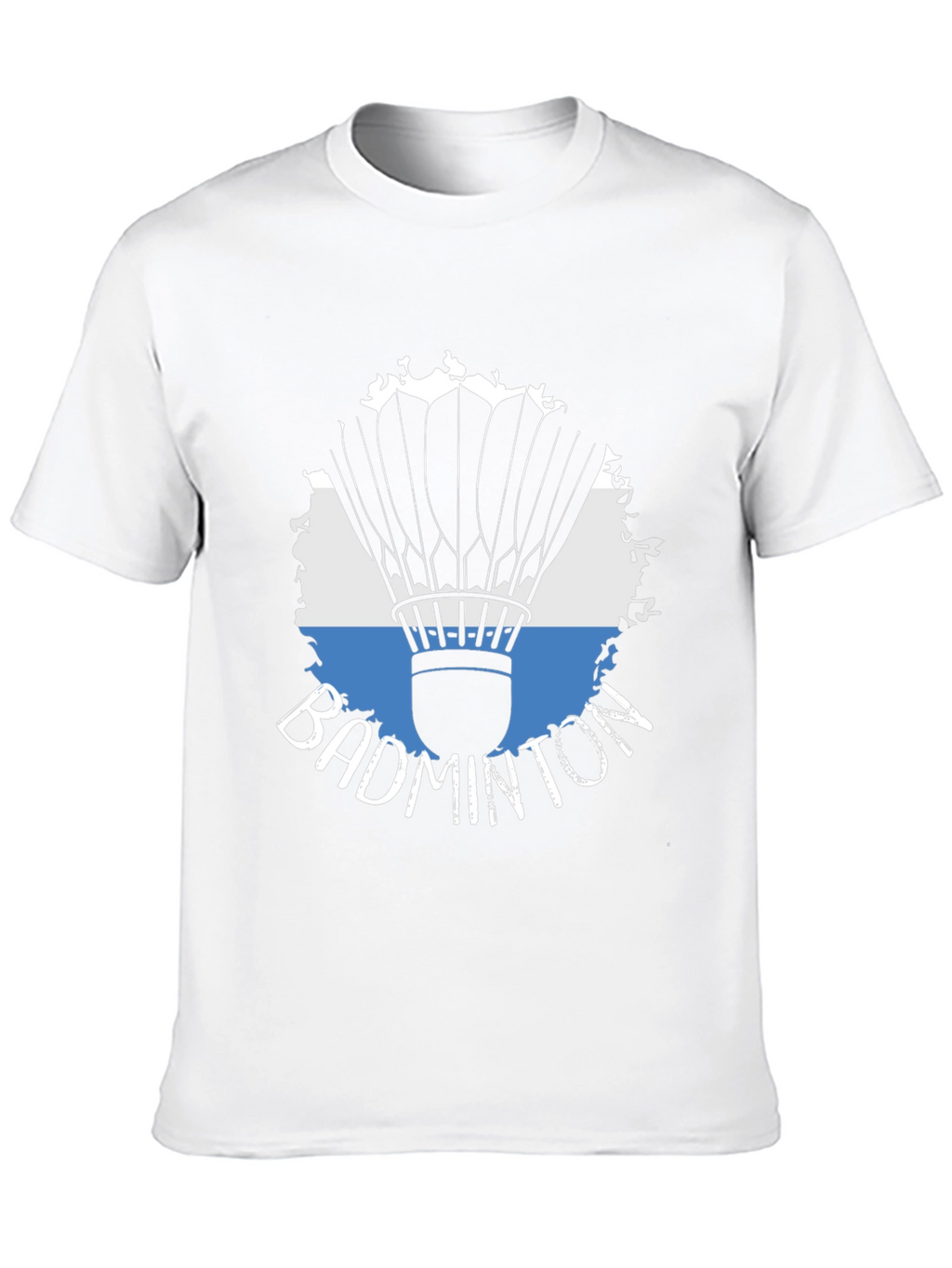 Badminton Shuttlecock Graphic Tee - Sporty Casual Style